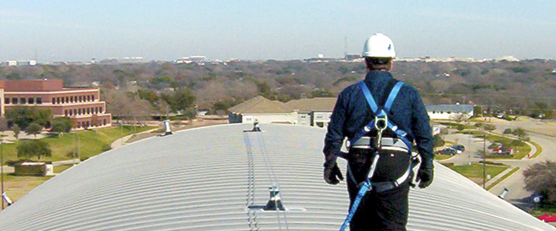 What type of fall protection do you believe should be required for roofers on residential buildings?
